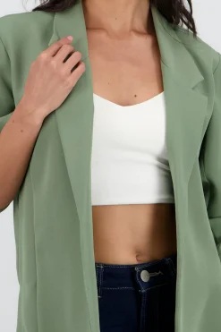 Shasa Blazer With RolledUp Sleeves