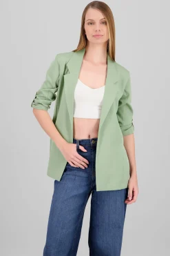 Shasa Blazer With RolledUp Sleeves