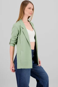 Shasa Blazer With RolledUp Sleeves