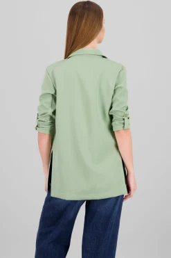 Shasa Blazer With RolledUp Sleeves