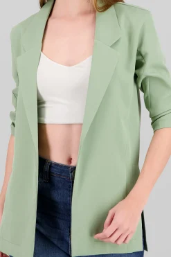 Shasa Blazer With RolledUp Sleeves