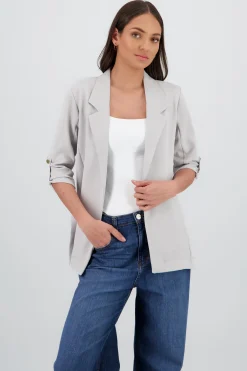 Shasa Blazer With RolledUp Sleeves