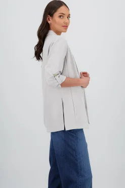 Shasa Blazer With RolledUp Sleeves