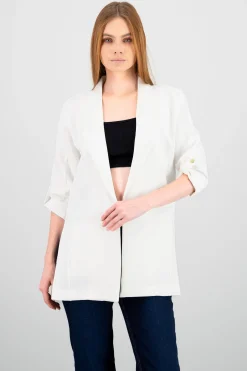 Shasa Blazer With RolledUp Sleeves