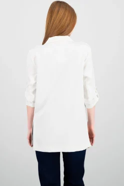Shasa Blazer With RolledUp Sleeves