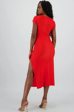 Shasa Bodycon Maxi Dress With Cut outs