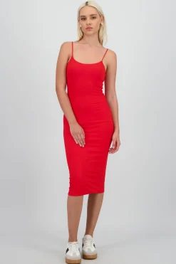 Shasa Bodycon Strapy Midi Dress