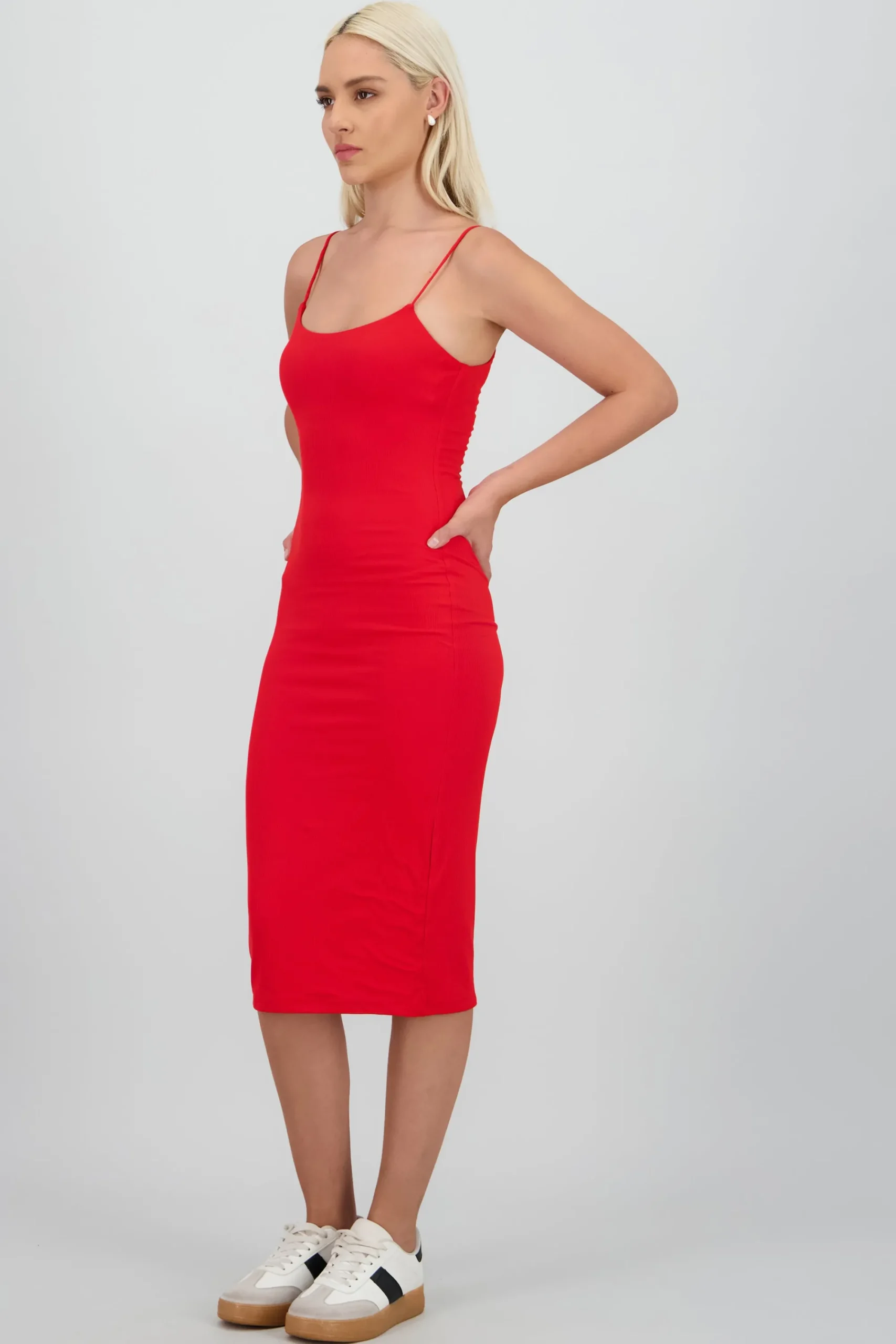 Shasa Bodycon Strapy Midi Dress