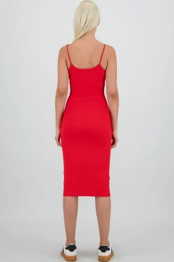Shasa Bodycon Strapy Midi Dress