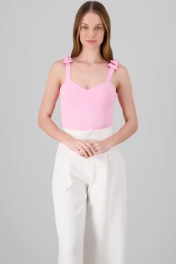 Shasa Bodysuit With Bow Straps