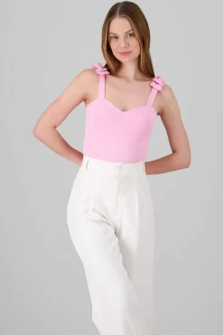 Shasa Bodysuit With Bow Straps
