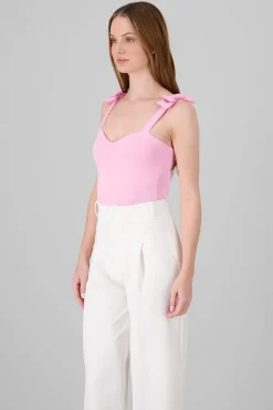 Shasa Bodysuit With Bow Straps