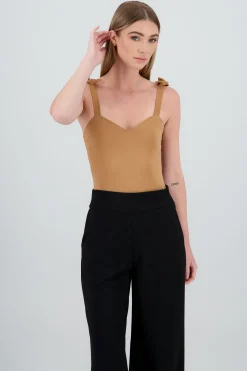 Shasa Bodysuit With Bow Straps