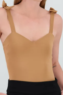 Shasa Bodysuit With Bow Straps