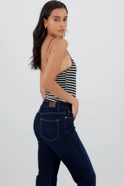Shasa Bodysuit with thin Strap Detail