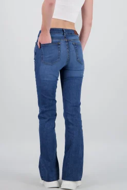 Shasa Bootcut Jeans with Slit