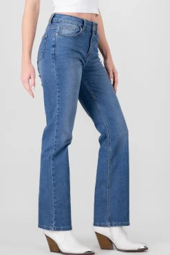 Shasa Bootcut Jeans With Slits