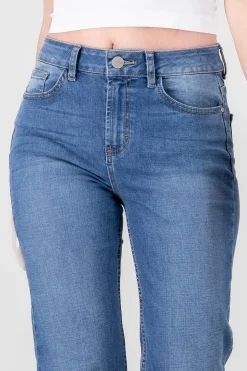 Shasa Bootcut Jeans With Slits