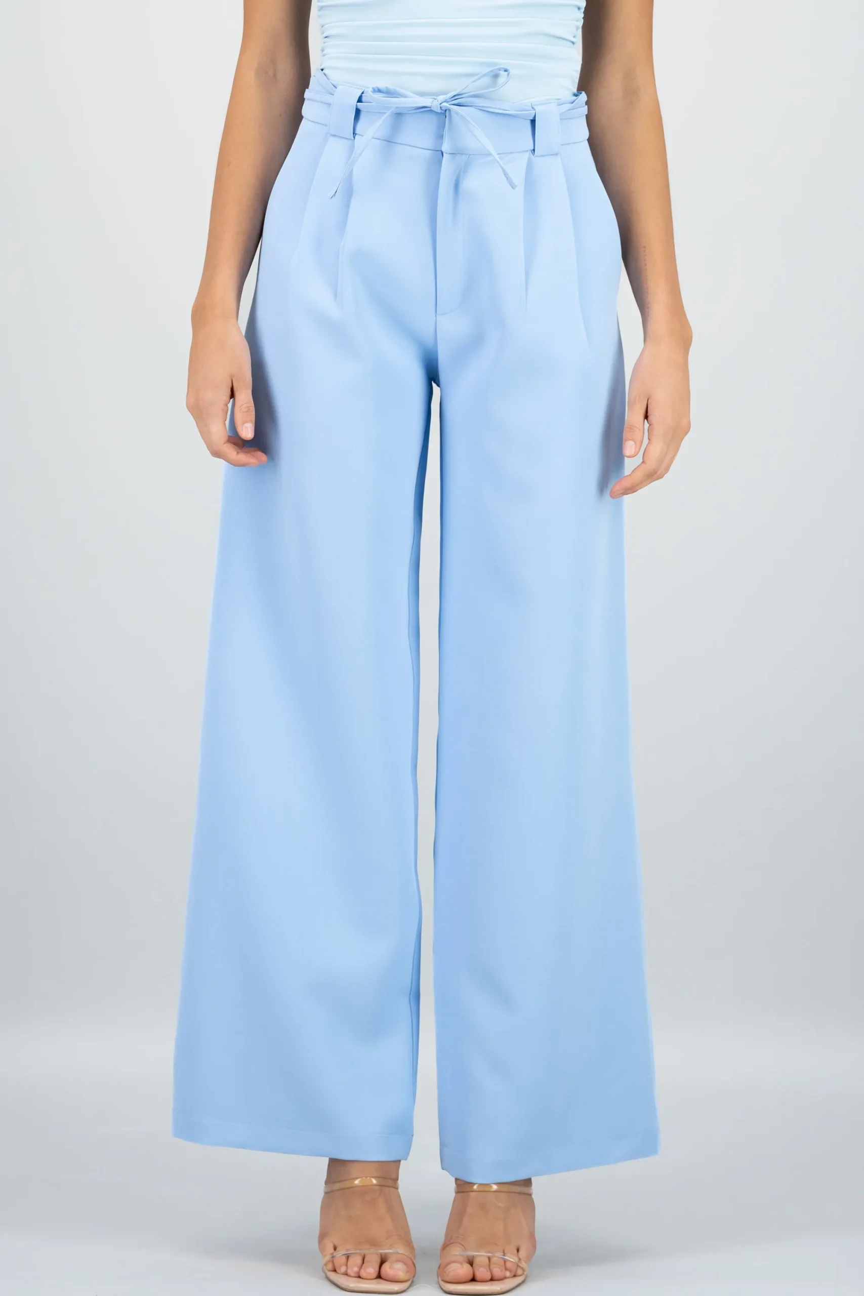 Shasa Bow Belt Pants