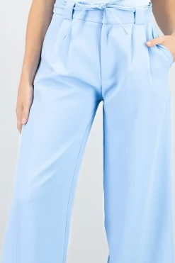 Shasa Bow Belt Pants