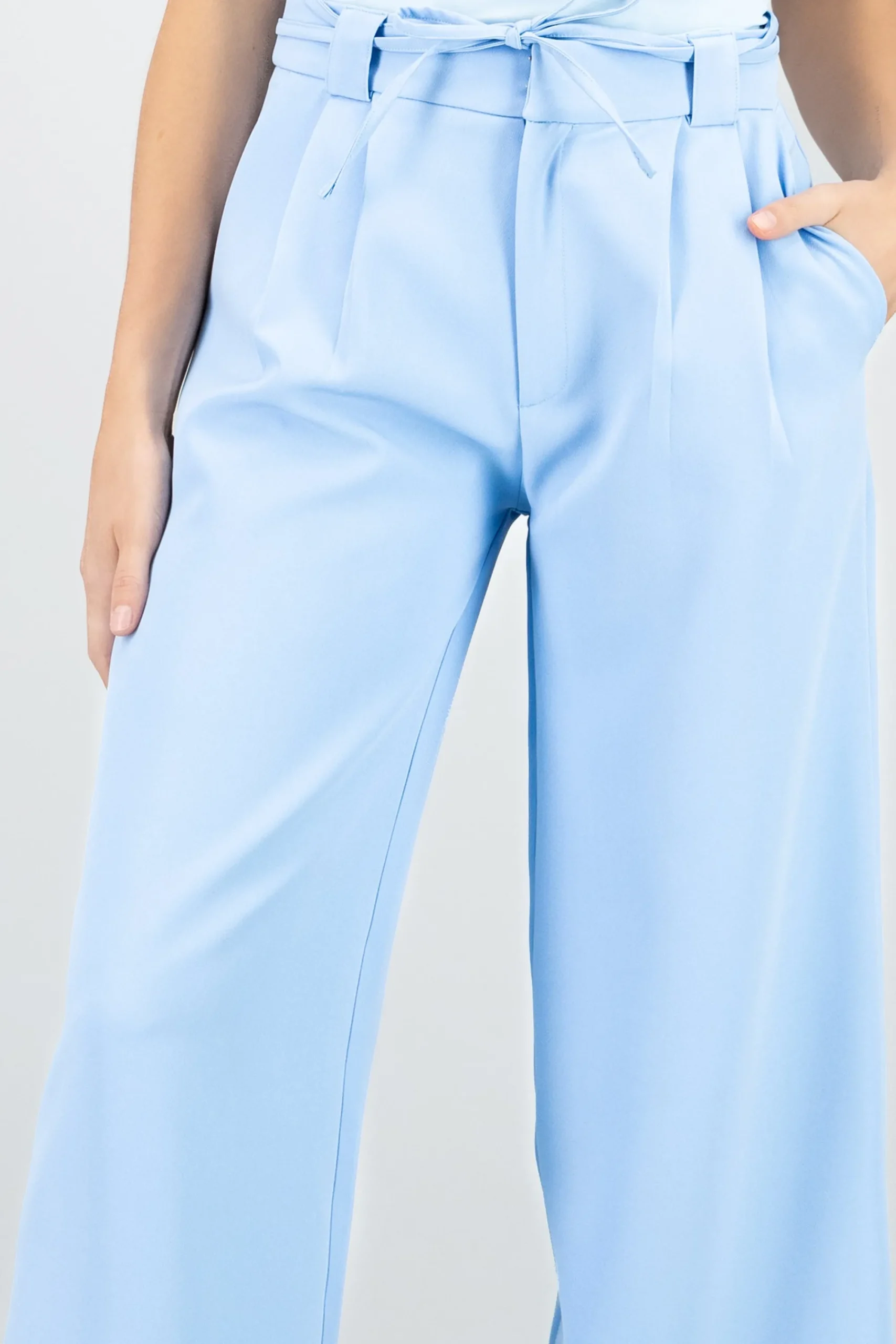 Shasa Bow Belt Pants