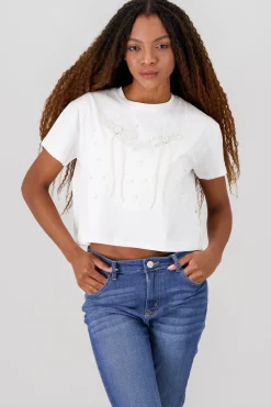 Shasa Bow Detail Crop Top