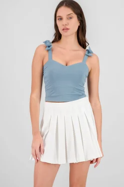Shasa Bow Detail Top