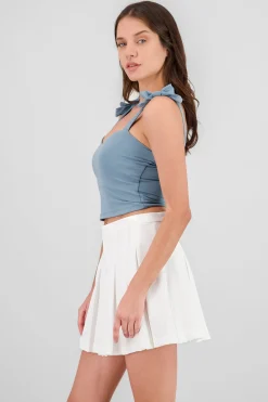 Shasa Bow Detail Top