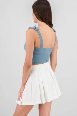 Shasa Bow Detail Top