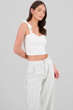 Shasa Bow Detail Top