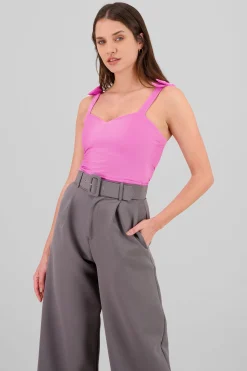 Shasa Bow Strap Top