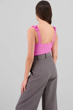 Shasa Bow Strap Top