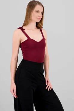 Shasa Bow Straps Bodysuit