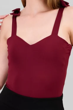 Shasa Bow Straps Bodysuit