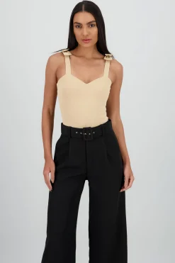 Shasa Bow Straps Bodysuit