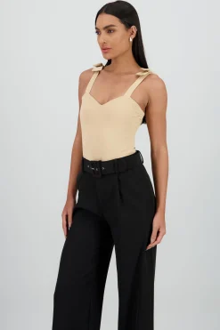 Shasa Bow Straps Bodysuit