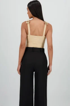 Shasa Bow Straps Bodysuit