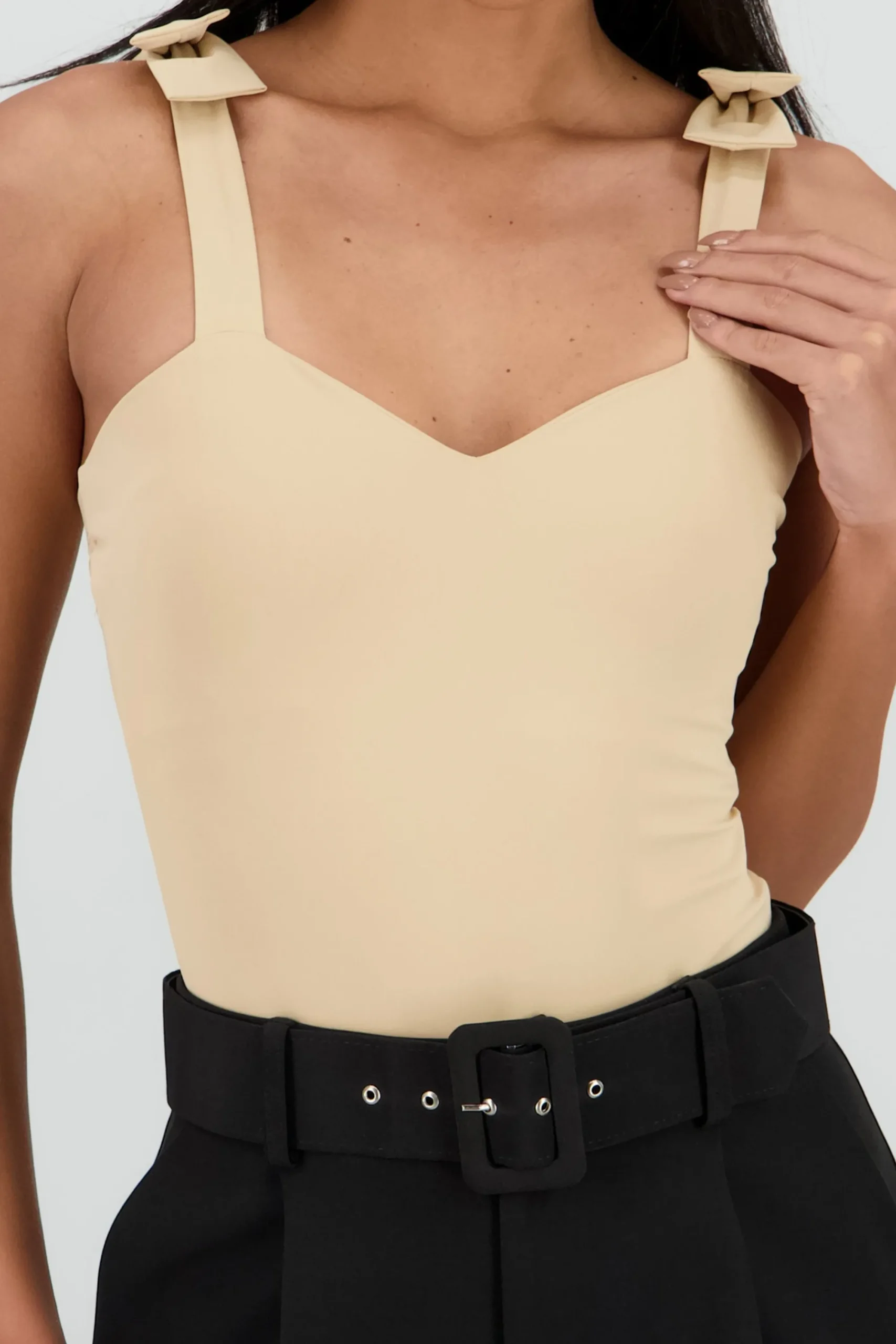 Shasa Bow Straps Bodysuit