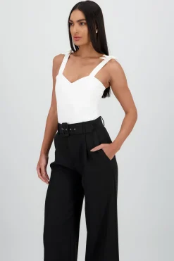 Shasa Bow Straps Bodysuit