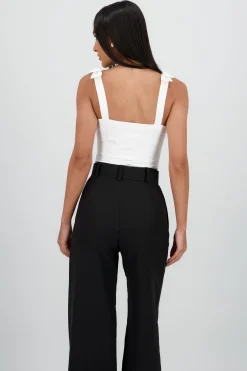 Shasa Bow Straps Bodysuit