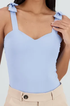 Shasa Bow Straps Bodysuit