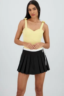 Shasa Bow Straps Bodysuit
