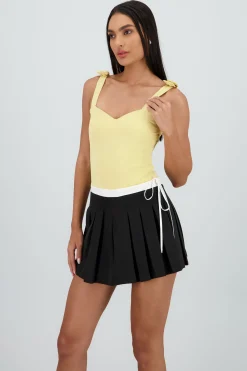Shasa Bow Straps Bodysuit
