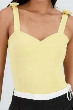 Shasa Bow Straps Bodysuit