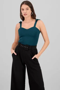 Shasa Bow Straps Bodysuit