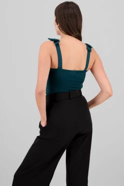 Shasa Bow Straps Bodysuit