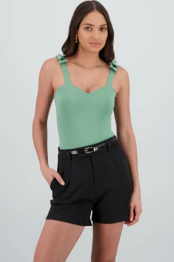 Shasa Bow Straps Bodysuit