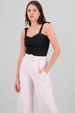 Shasa Bow Straps Bodysuit