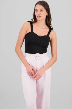 Shasa Bow Straps Bodysuit