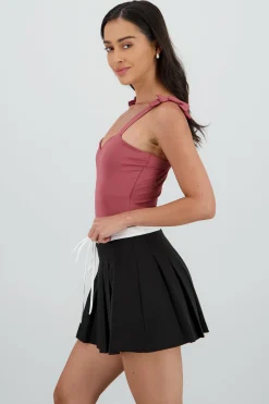 Shasa Bow Straps Bodysuit